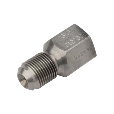 Hydraulic connection nipple