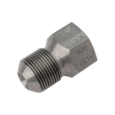 Hydraulic connection nipple